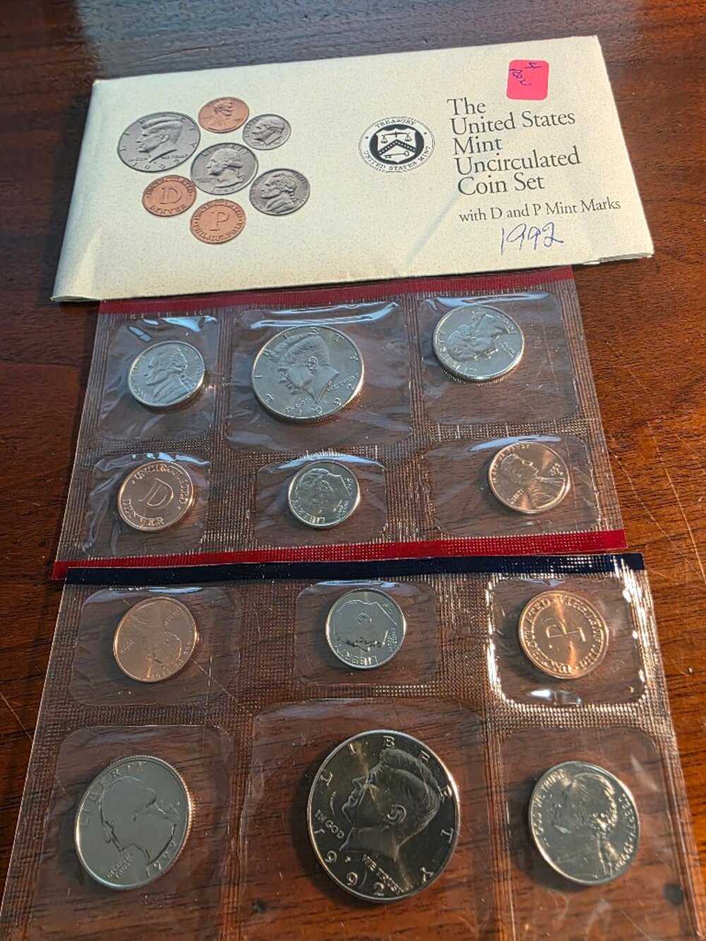 1992 P/D UNITED STATES MINT UNCIRCULATED COIN SET